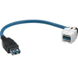 Hager GMKUSB3A Keystone Einsatz USB3 Typ A