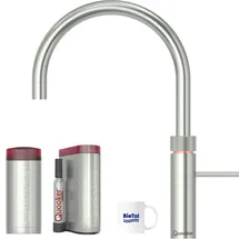 Quooker Fusion Round Edelstahl & COMBI Reservoire & CUBE