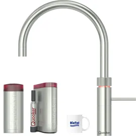 Quooker Fusion Round Edelstahl & COMBI Reservoire & CUBE