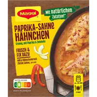 MAGGI Fix für Paprika-Sahne Hähnchen, Würzmischung, mit natürlichen Zutaten*, für 3 Portionen, 5er Pack (1 x 31g)