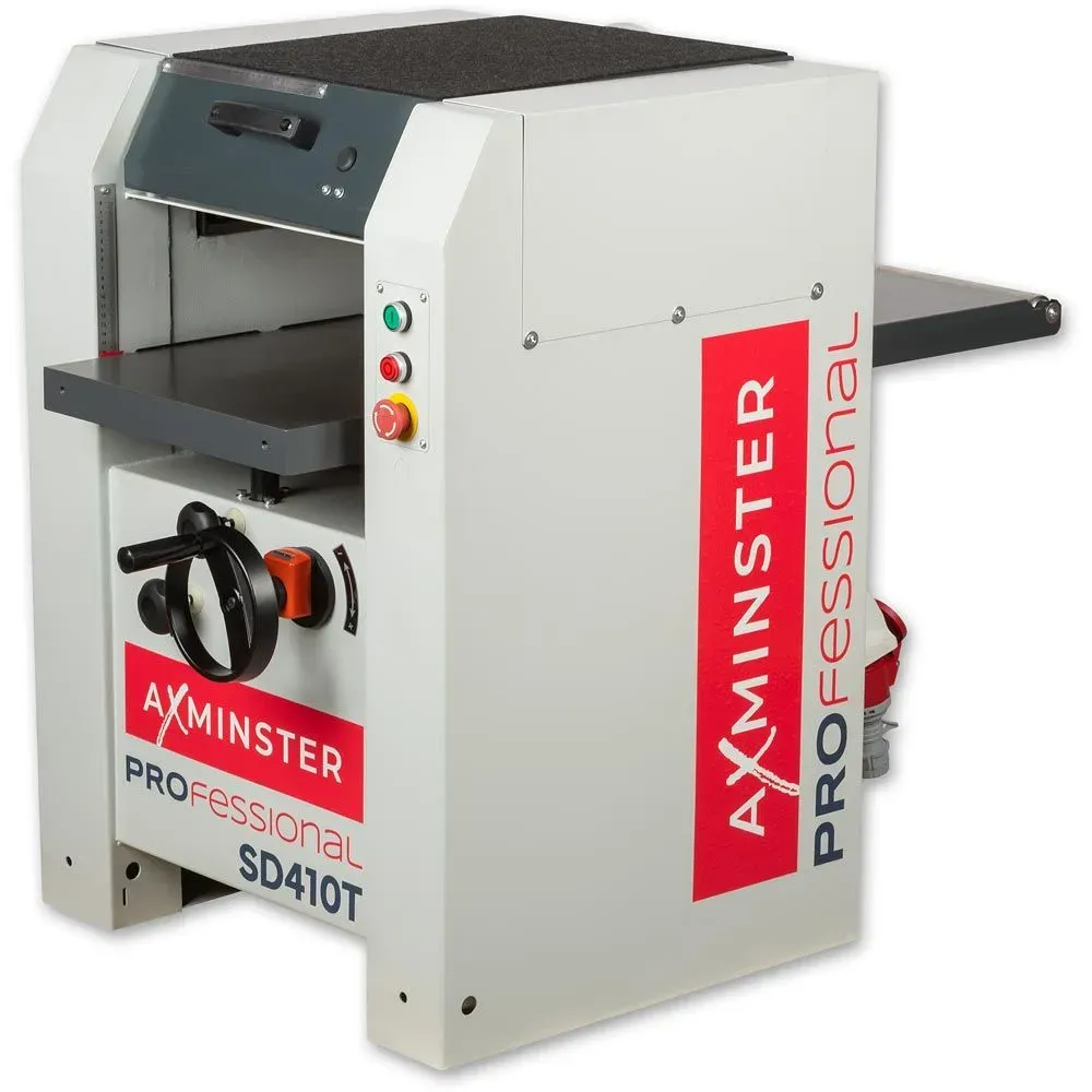 Dickenhobel 4,0 kW 400V mit Spiralmesserwelle SD410T Axminster