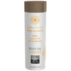 Shiatsu - Körperöl Massageöl mit Aroma Duft Geschmack Aprikose und Sanddorn 75 ml