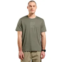 Odlo Ascent Sun Sea Mountains Kurzarm-t-shirt - Vetiver Melange - XL