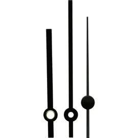 EUROTIME Zeigersatz Standard Aluminium Schwarz Rund