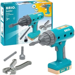 BRIO® Kinder-Akkuschrauber Builder Akkuschrauber, FSC®- schützt Wald - weltweit blau