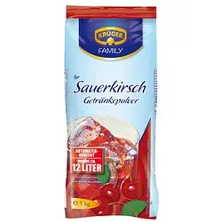 KRÜGER Sauerkirsch Getränkepulver 1,0 kg