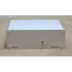 Dodocus UBox2X-I silber XLR-Umschalter / Sym.-Eingangserweiterung für 2 Quellen