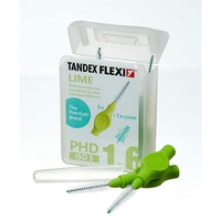 Tandex Flexi Interdentalbürsten grün spitz zulaufend, 6 Stück