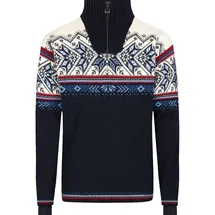 Dale of Norway Vail Weather Proof Sweater Blau / Rot / Weiß M