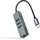 NANOCABLE 10.03.0408 Usb-c zu Gigabit Hub Grau