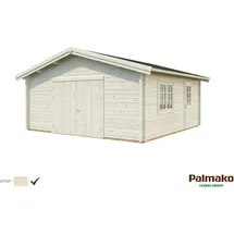 Palmako Einzelgarage Roger 5,40 x 5,40 m transparent mit Holztor