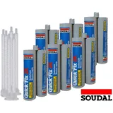Soudal Kombiset 6x 2K-Schnellfest 210ml Zargenschaum Türenschaum Montageschaum