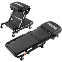 Vevor Werkstatt Rollbrett Montagerollbrett Werkstatthocker 2 in 1 Montageliege