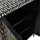 Woood Highboard 81 x 108 x 43 cm Schwarz / Weiß