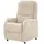 Hukla Fernsehsessel Max Mikrofaser 72 x 109 x 82 cm Creme elektrisch mit Rollen