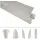 Lemal Sockelleiste, PVC Fußleisten 60x15mm mit Kabelkanal - (Verbinder) Fußleiste Scheuerleiste Laminat