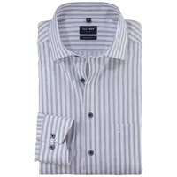 Olymp Businesshemd »Luxor modern fit«, mit Streifen, blau