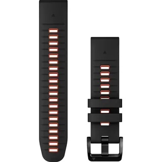 Quickfit® 22 Mm Silikon Schwarz/Rot