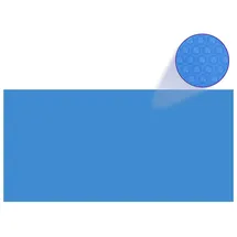 vidaXL Rechteckige Pool-Abdeckung Blau 450 x 220 cm