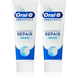 Oral B Gum & Enamel Repair Fresh White Zahncreme für frischen Atem 2x75 ml