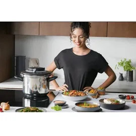 Tefal Clipso CHEF 8 l Edelstahl schwarz