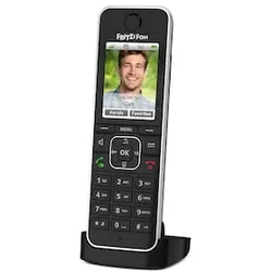 AVM FRITZ!Fon C6 Black schnurloses DECT Komforttelefon für FRITZ!Box