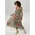Aniston CASUAL Maxikleid Blumendruck Batik-Look Mehrfarbig 40