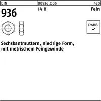 REIDL Sechskantmutter DIN 936 M 42 x 1,5 Stahl