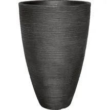 geli Pflanztopf mit Rillen Ø 40 x 60 cm anthrazit