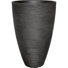 geli Pflanztopf mit Rillen Ø 40 x 60 cm anthrazit