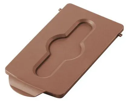 Hardwex Deckel mit Einwurfschlitz für Slim Jim, braun