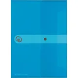 Herlitz Dokumententasche A4 Blau/Transparent