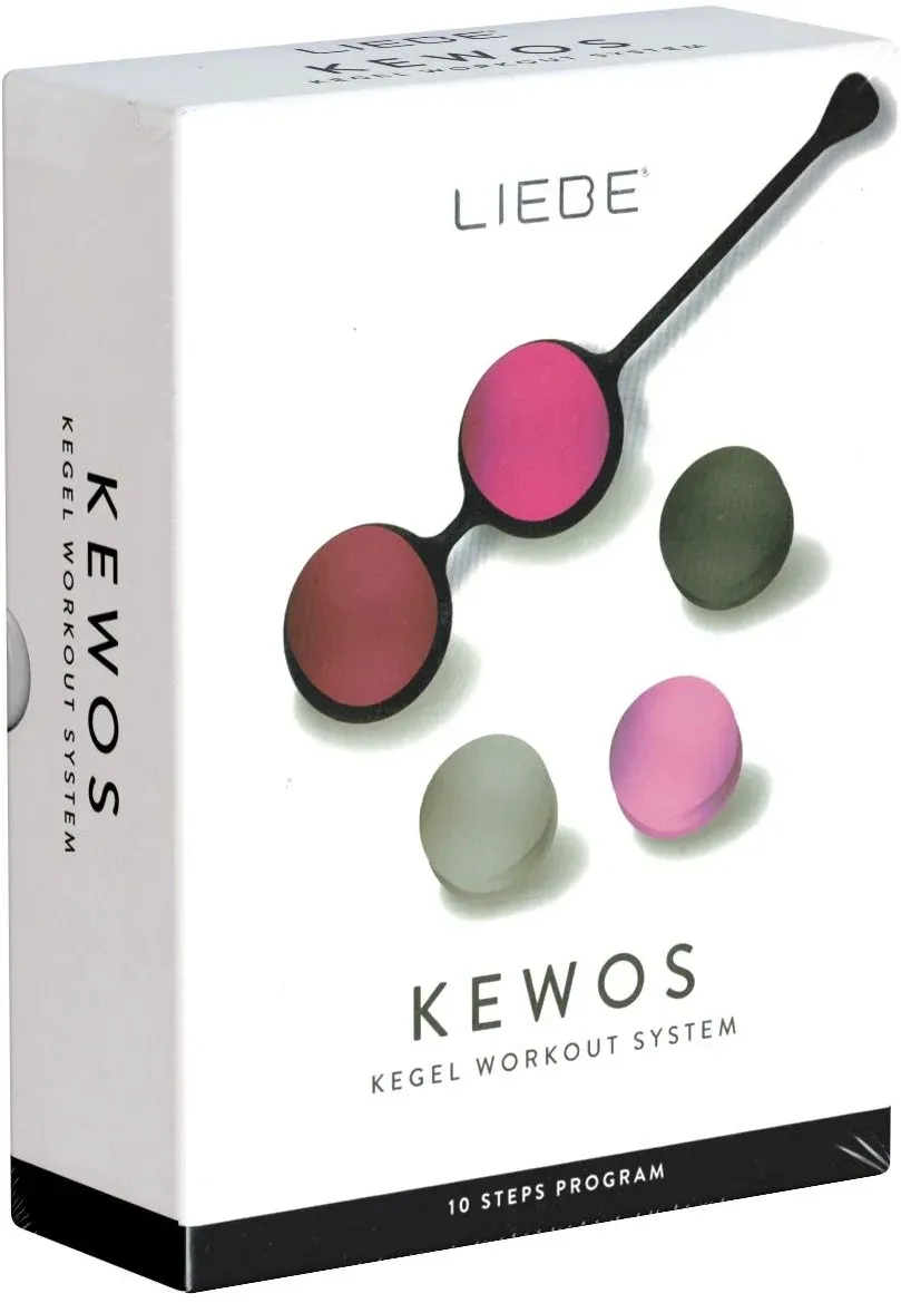 Liebe *Kewos* Kegel Workout System Black/Cerise Kugeln 4 St transparent