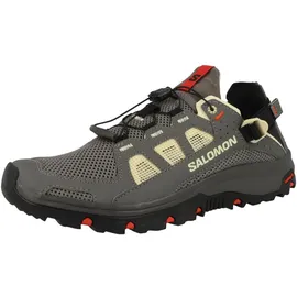 Salomon Techamphibian 5 Herren Pewter/Moth/Fiery Red 46