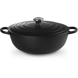 Le Creuset Signature La Marmite Bräter 32 cm schwarz matt