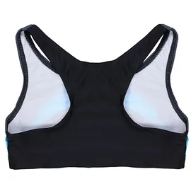Aquarti Sport Bikini Racerback Bustier & Bikinislip Blau/Schwarz 134