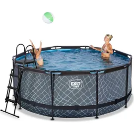 EXIT TOYS Stone Pool Set 360 x 122 cm inkl. Sandfilter