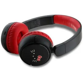 HELLO KITTY Face Logo Bluetooth Over-Ear-Kopfhörer Rot