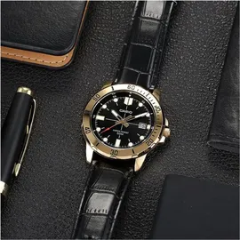 Casio MTP-VD01GL-1E Herren Armbanduhr - Gold/Schwarz