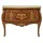 Casa Padrino Barock Kommode 2 Schubladen Braun / Creme
