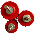 Metall-Kupfer-Rohrreiniger, Kupferrohr-Reinigungsset, Werkzeug Power Tube Reinigungsbürste, Rohrreinigungsbürste (3 Stück)