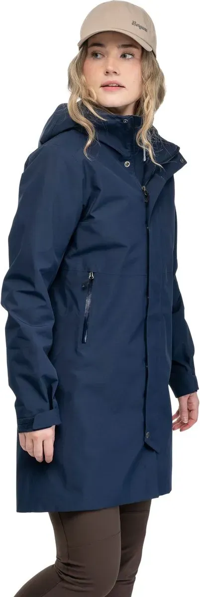 Bergans Oslo 2L Shell Coat Women navy blue/navy blue (25480) M