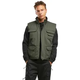 Brandit Textil Safari Weste Grün M