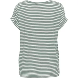 ONLY CARMAKOMA Carmoster Stripe Jadeite/Cloud Dancer XL