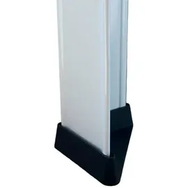 SCHULTE Regalwelt Anbauregal Metall 200 cm x 100 cm x 50 cm Weiß
