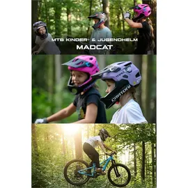 CRATONI Madcat MIPS - Fahrradhelm - -M 49-56 cm lime-black matt