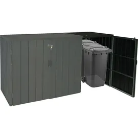 MCW Mülltonnenbox J28-XL-1-2er anthrazit