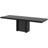 designimpex Esstisch Design Esstisch HFE-111 Hochglanz ausziehbar Tisch Esszimmer 160 - 256 schwarz