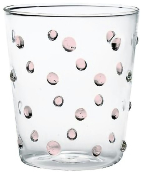 Zafferano Party rosa Glasbecher 45 cl Set mit 6 Glasteilen