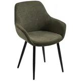 SalesFever Stuhl, Höhe: 86 cm, grün/schwarz, 2 stk - gruen